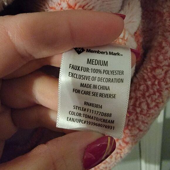 Members Mark Cozy Plush Hoodie size medium - Picture 5 of 5